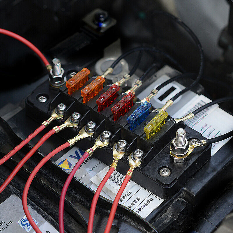 1 to 6 40A Connector Power Splitter Distributor Source Compatible with PowerBDA