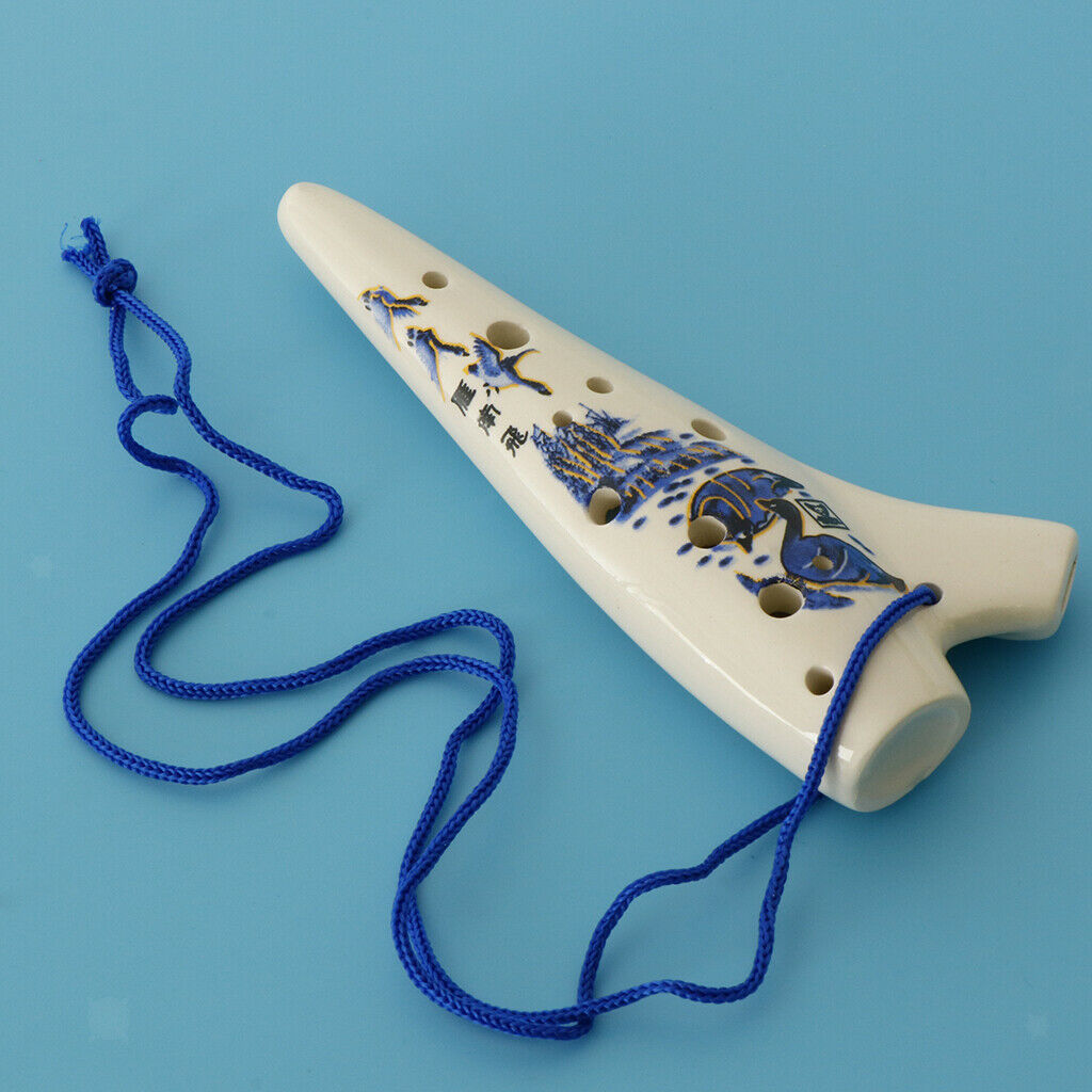 12 Holes C Key Tone Ocarina Musical Instrument for Children Beginner Gift