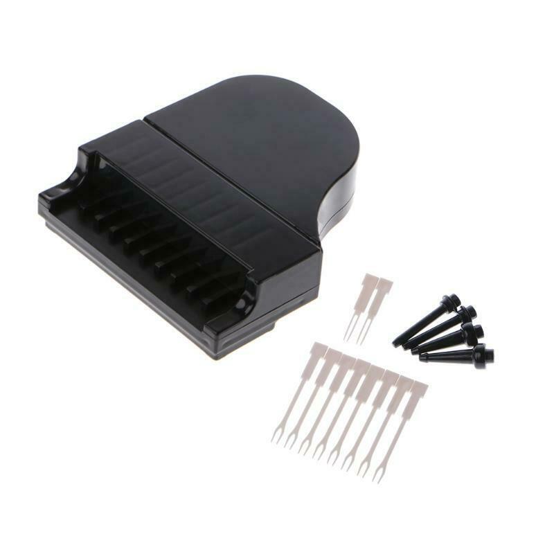 Piano Key Decorative Fruit Forks Plastic Tableware Bar Kitchen Dessert Cutlery