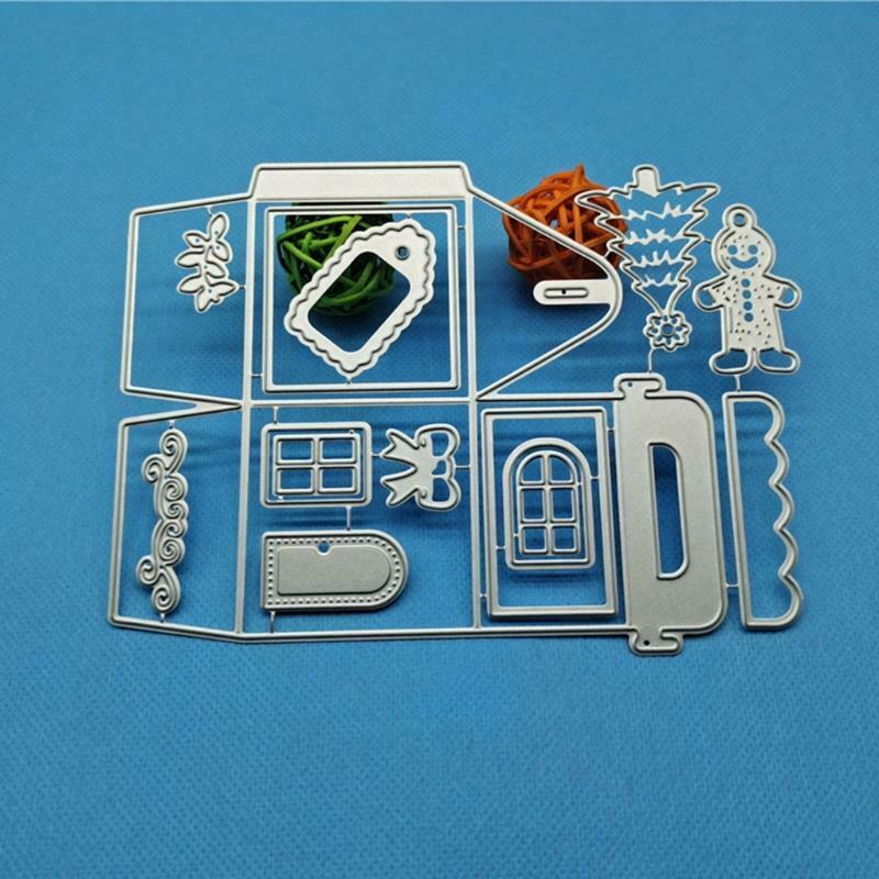 Christmas Tree Box Metal Cutting Dies Stencil DIY Scrapbooking Album Paper Card