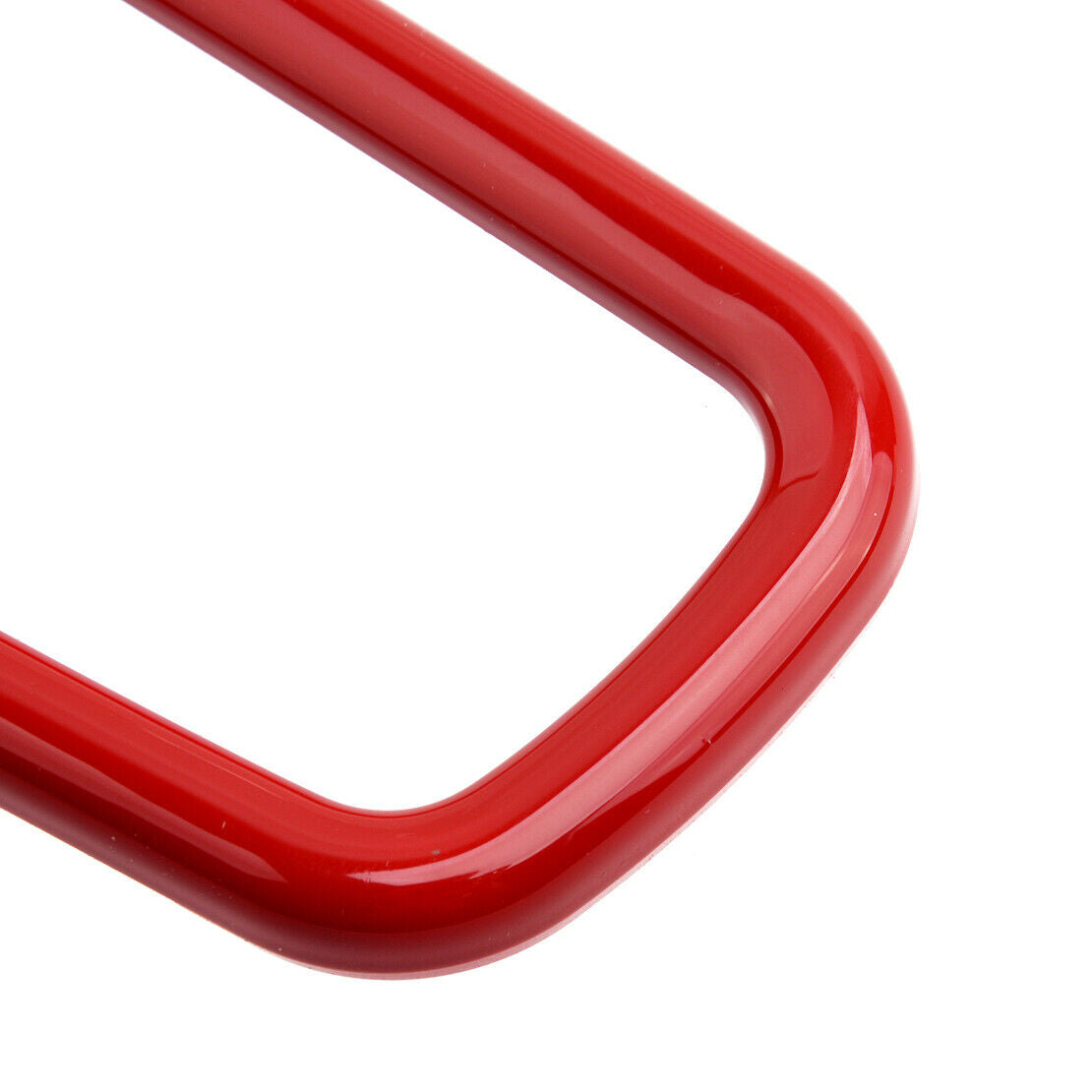 ABS Red Interior Rearview Mirror Ring Cover Trim fit for Mustang 2015-2019 New