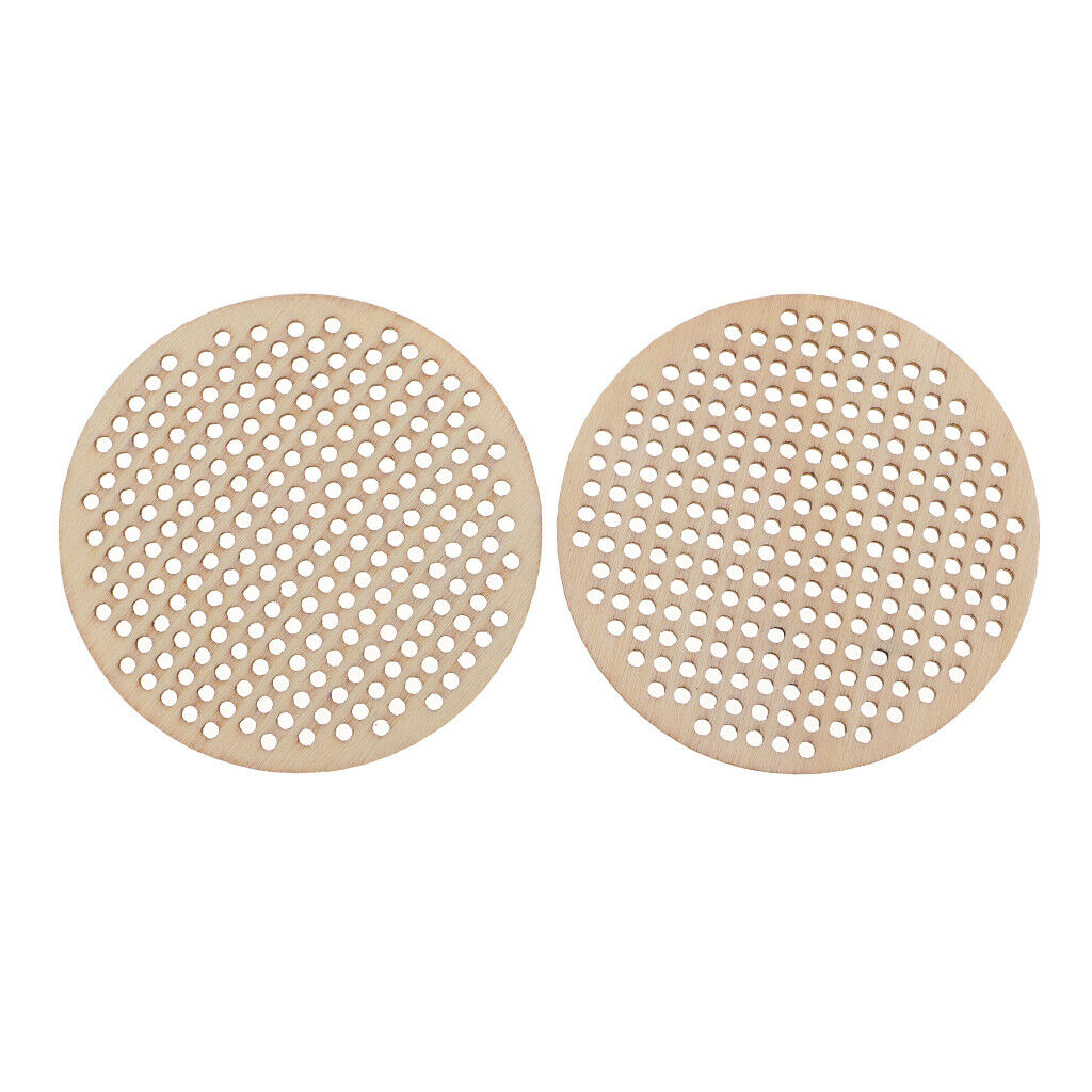 40Pcs Unfinished Hollow Oval Round Wood Coin Pendants for Home DIY Birthday