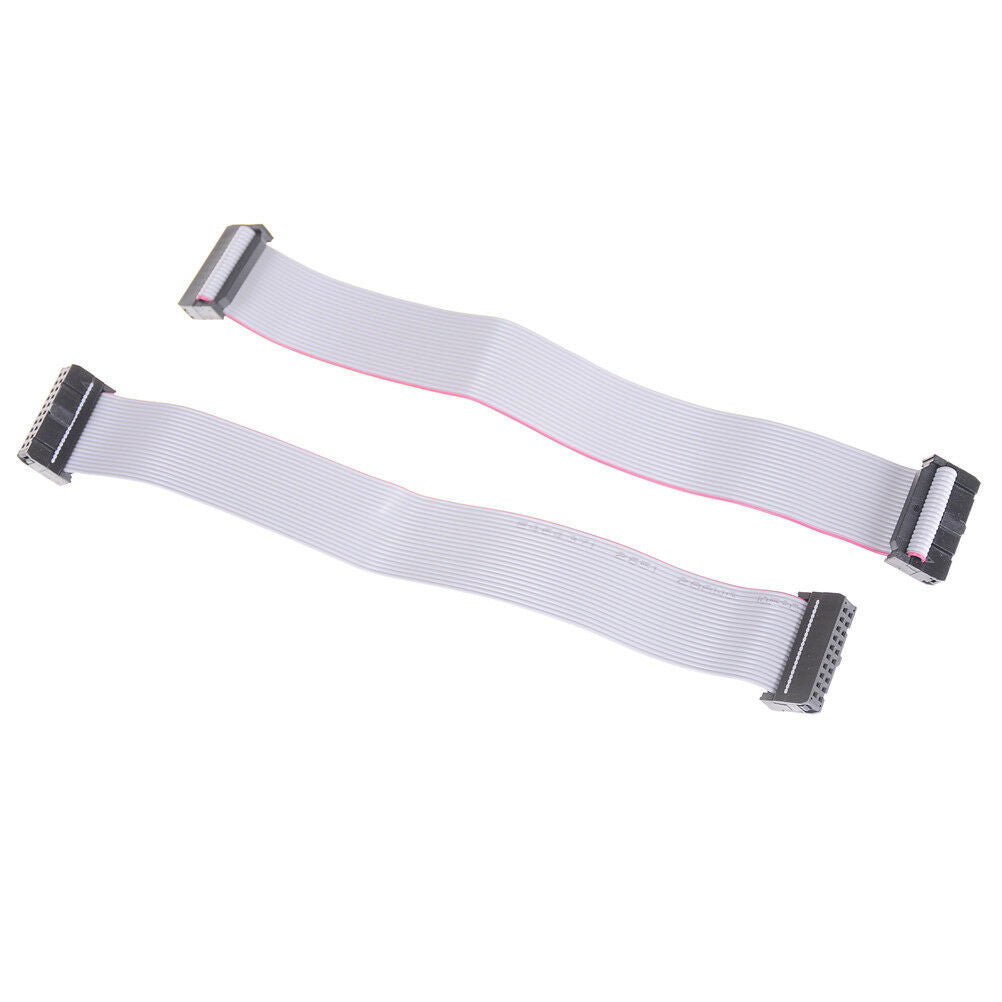 5Pcs 20-Pin IDC Flat Ribbon DATA Cable 20CM 2.54MM Pitch AVR ISP JTAG WiY1