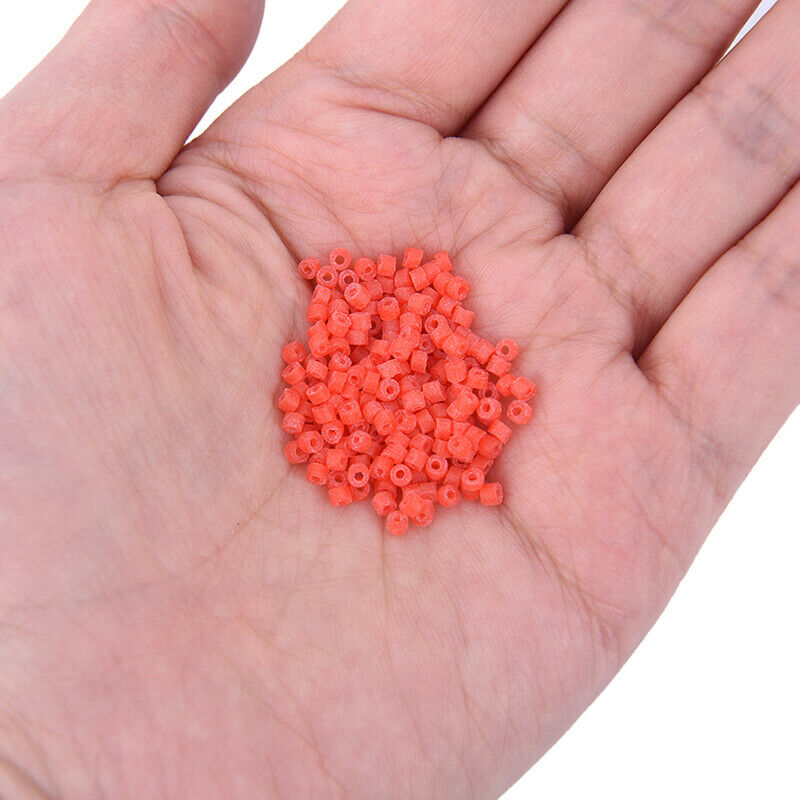 12bags/set=2400pcs Red Fishing Accessories Tackle Rubber Band For Bloodwor.l8