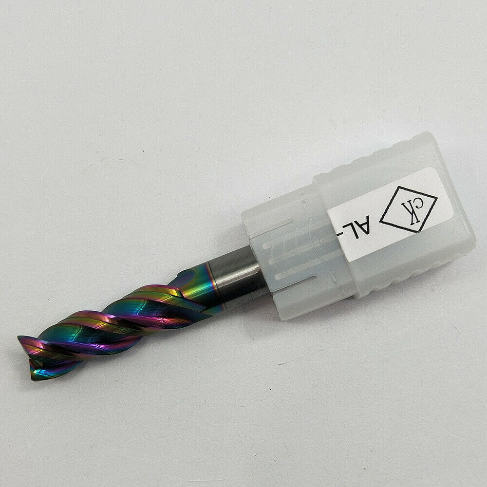 HRC55° φ10×75×3F 10mm Tungsten Carbide End Mill 3-Flute  For aluminum D10*75-3F