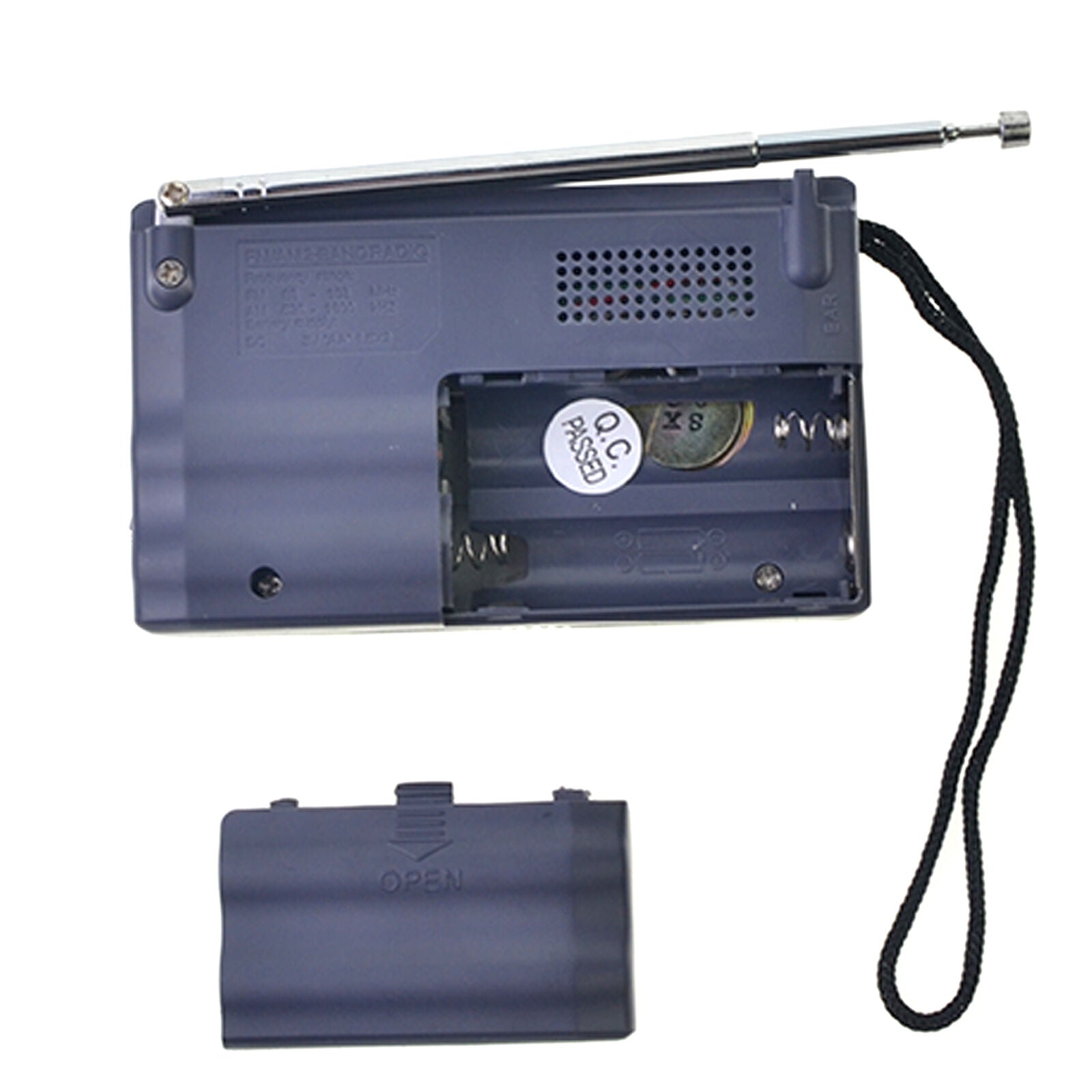 Mini Portable Pocket AM/FM Telescopic Antenna Battery Powered Radio Receiver
