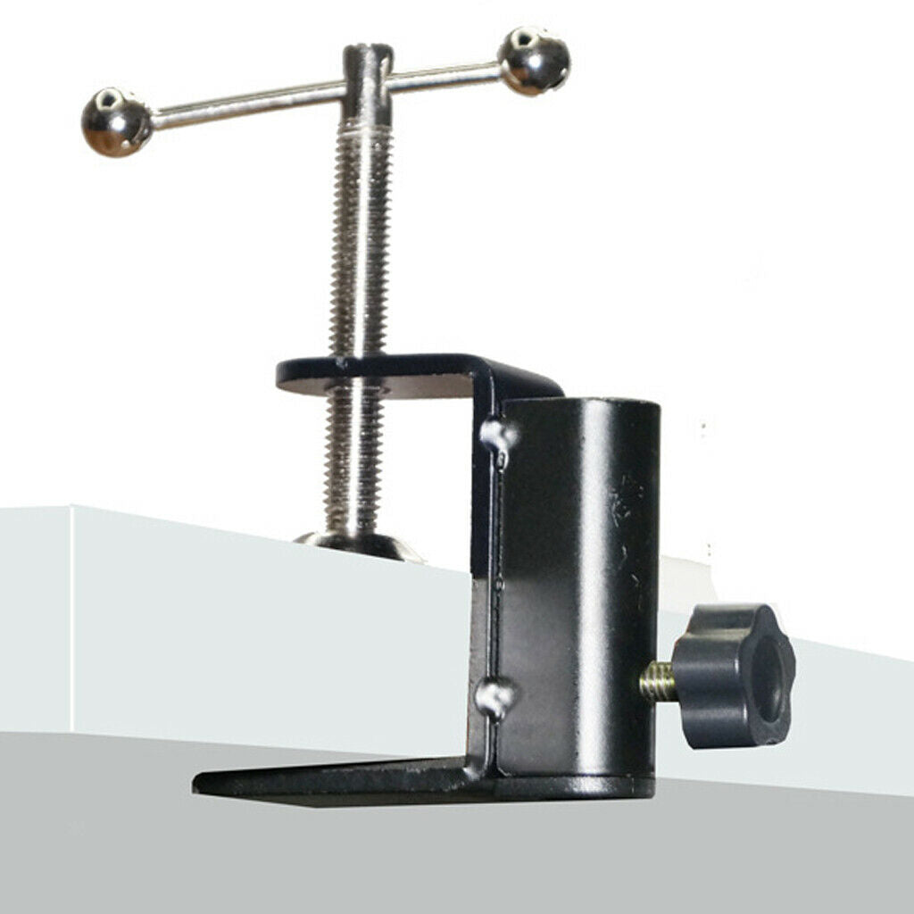 Condenser Microphone Suspension Boom Scissor Arm Stand Set (Black)