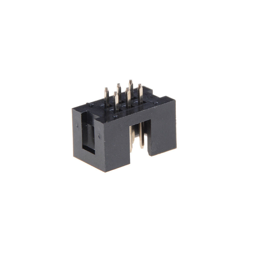 10PCS DC3-6P 2.54mm 2x3 Pin Straight Male Shrouded header IDC Socket.l8