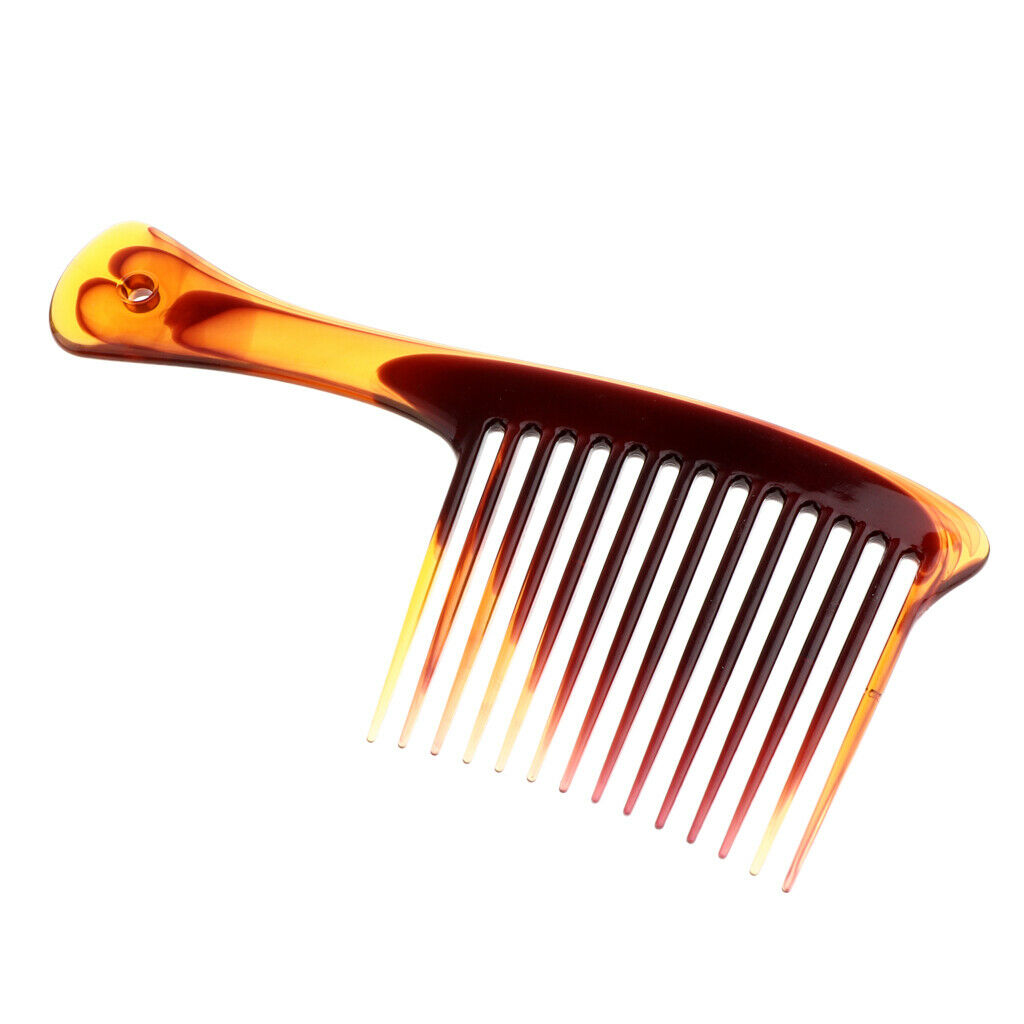 Large Tooth Detangling Comb for Wet or Dry Hair - Wide Teeth Shampoo Comb  -