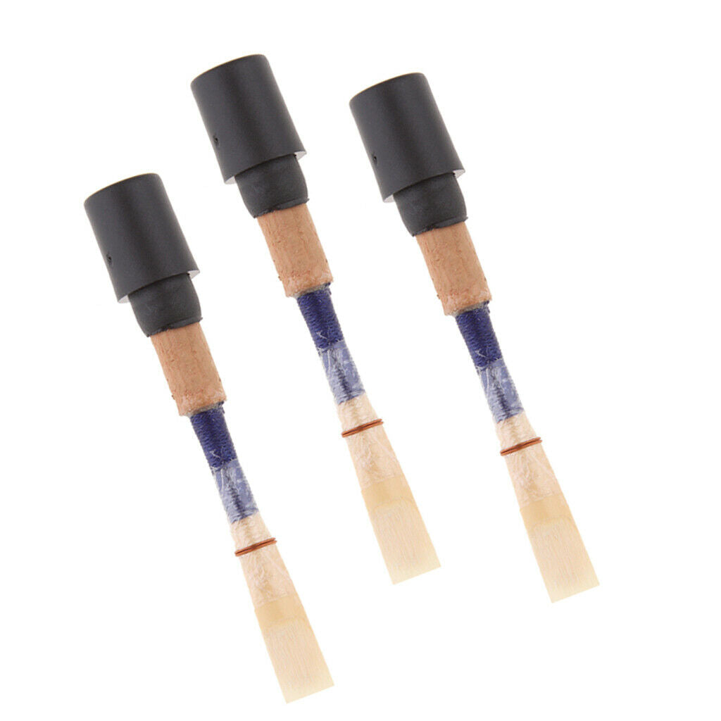3 Pieces Oboe Reeds Medium Strength Oboe Reeds Instrument Accessories,Blue