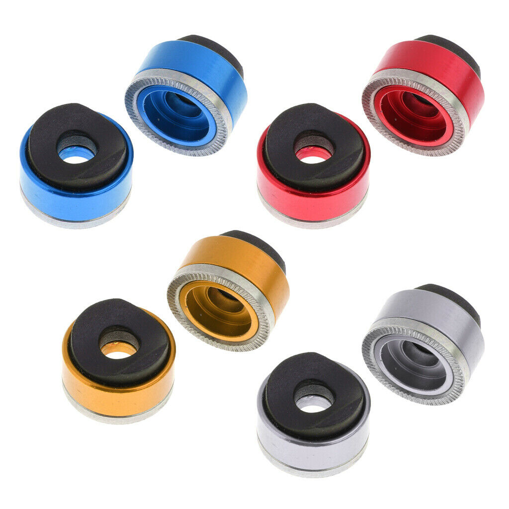 2 Pieces Bike Quick Release Clip Bolt Lever Slider Wheel Hub Skewers Parts Red