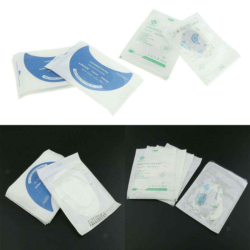 10X Self-adhesive Non-woven Sterilized Wound Eye Masks After Surgery