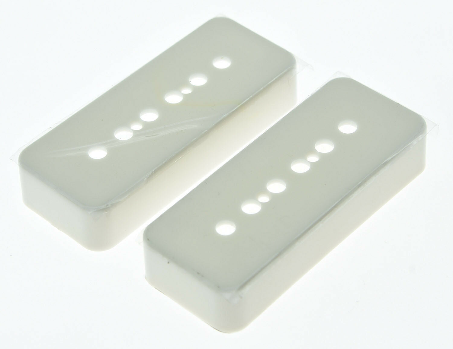 5 Sets White P90 Guitar Pickup Covers Soapbar Pickup Cover fits Les Paul Guitars