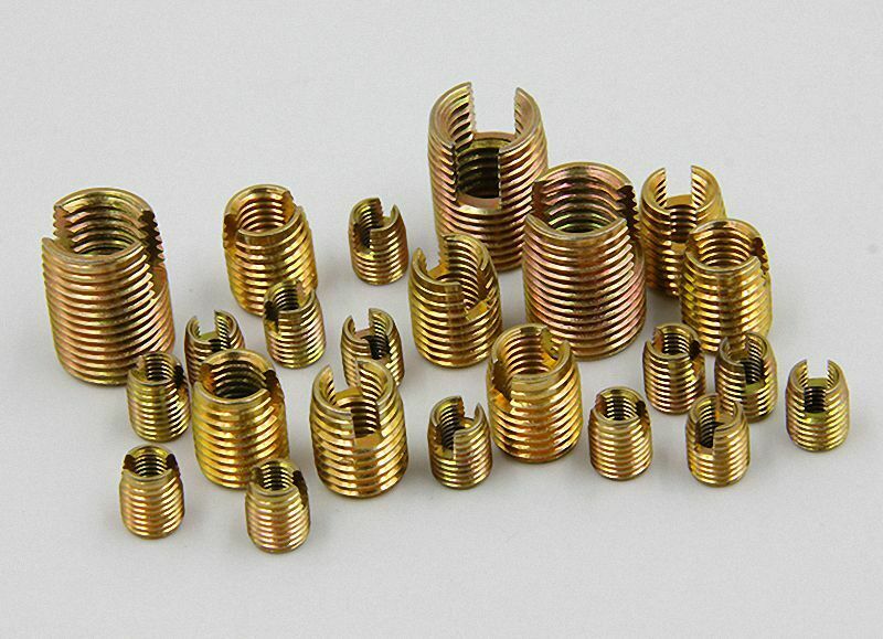 78Pcs M2 - M12 Steel Nut Solid Insert Thread Repairing Metal Threads