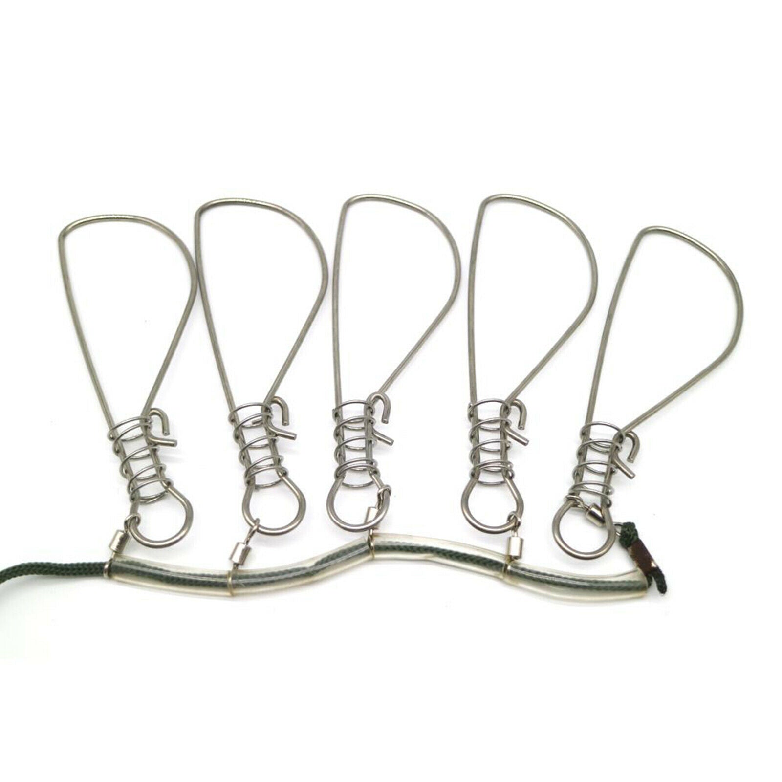 5 in 1 Live Fish Lock 5 Snaps Large Live Fish Lock Buckle for Lure Fishing
