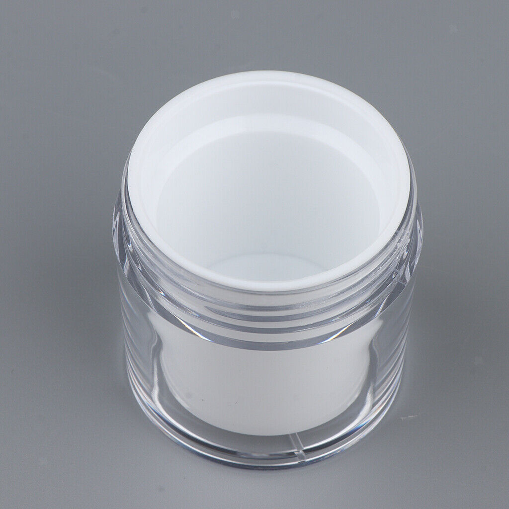 Environmental Plastic Bottle Makeup Jars W/ Lid And Inner Liner Cosmetic Pot -