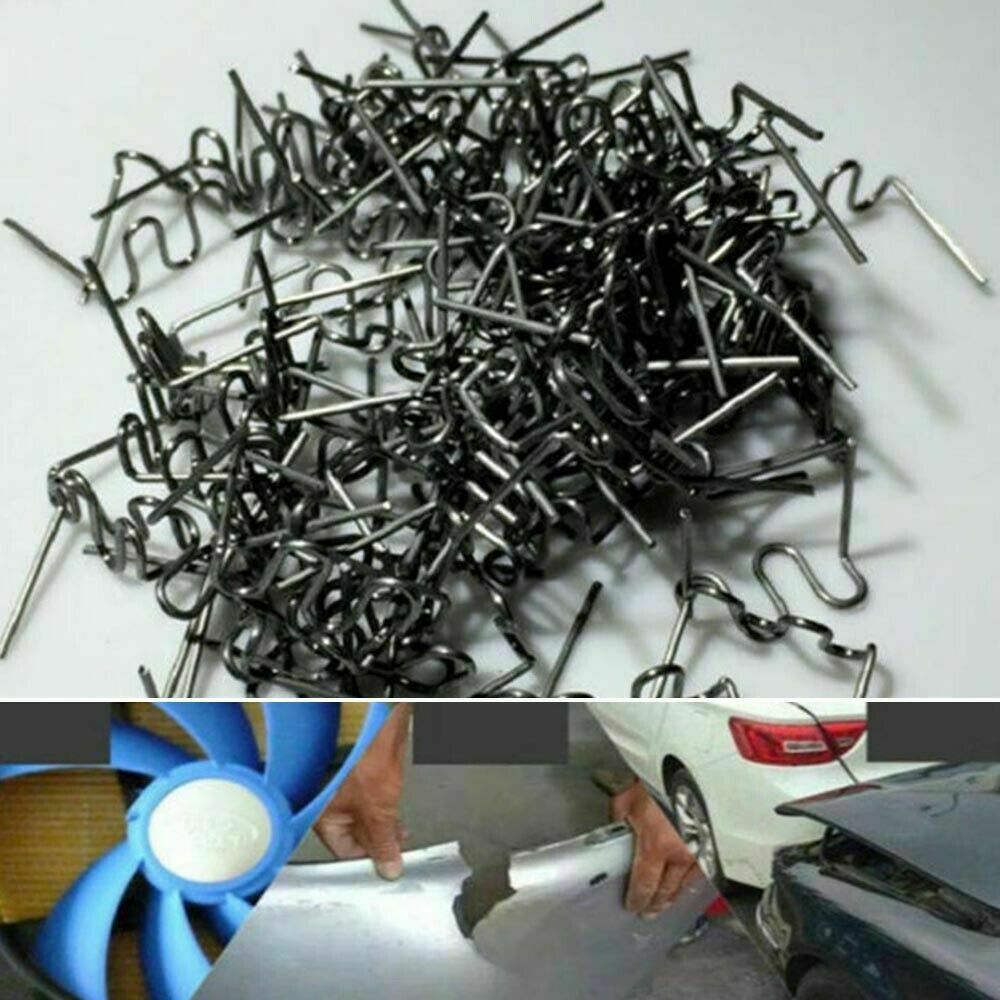 Lots 600pcs Hot Staples For Car Bumper Fender Welder Stapler Plastic Repair Suit