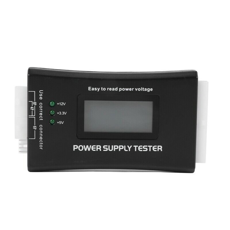 20+4 Pin LCD Power Supply Tester for ATX, ITX, BTX, PCI-E, SATA, D F8E6E6