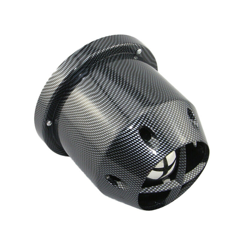 Universal Solid 3''Car SUV High Flow Cold Air Intake Filter Cleaner Carbon Fiber