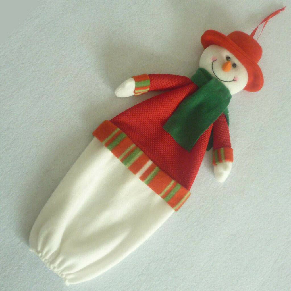 Fashion Snowman Christmas Candy Gift Bags Rubbish Sacks Christmas Party Supplies
