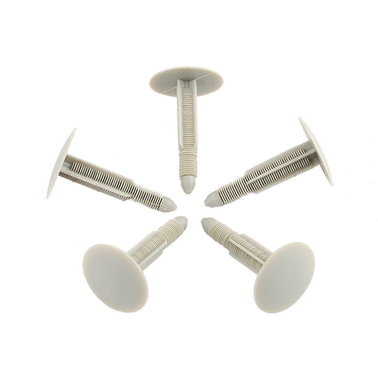 15PCS 49mm GREY HEADLINER HEADLINING ROOF TRIM CLIPS FOR FORD TRANSIT 2006-2013