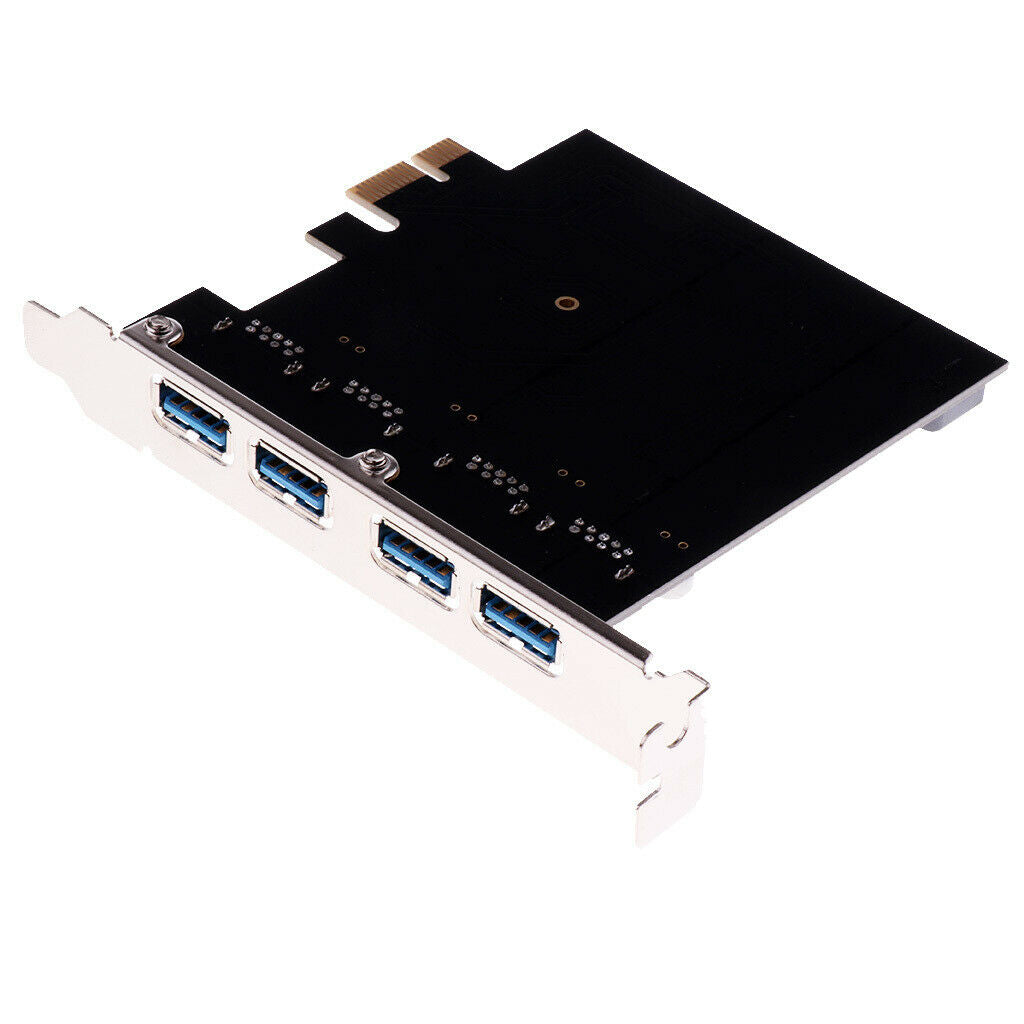 PCI-E PCI Express to 4 Port USB3.0 USB 3.0 Hub Controller-Card Adapter 5Gbps
