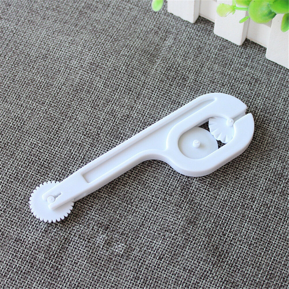 1set Fondant Cake Sugar Craft Paste Embosser Wheel Stitching Cutter Tools .l8