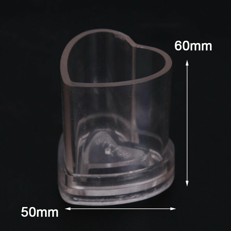 Love shape Acrylic Candle Mold  DIY Handmade Soap Making Cake Decorati.l8