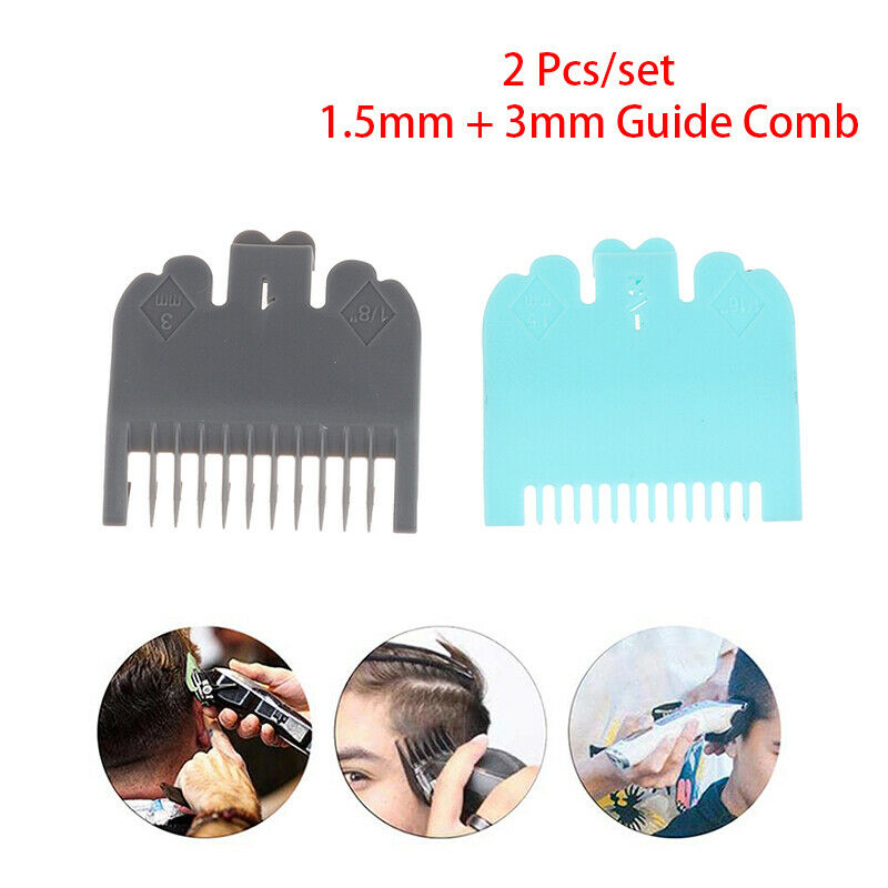 2Pcs Hair Clipper Shaver Cutting Guide Comb Hairdressing Limit Comb Repla.l8