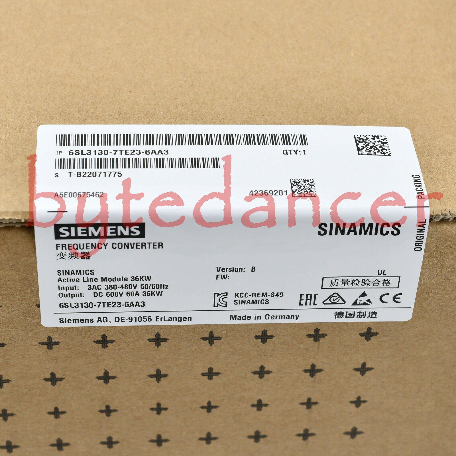New 6SL3130-7TE23-6AA3 6SL3 130-7TE23-6AA3 1 year warranty Fast  SM9T
