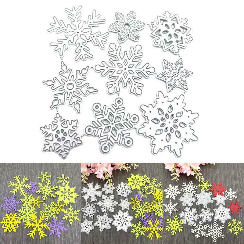 Snowflakes Metal Cutting Dies Stencil DIY Scrapbooking Album Paper Card Template
