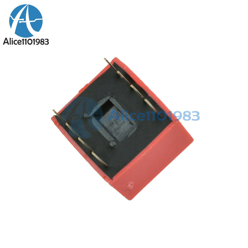 100PCS Slide Type Switch Module 2.54mm 4-Bit 4 Position Way DIP Red Pitch