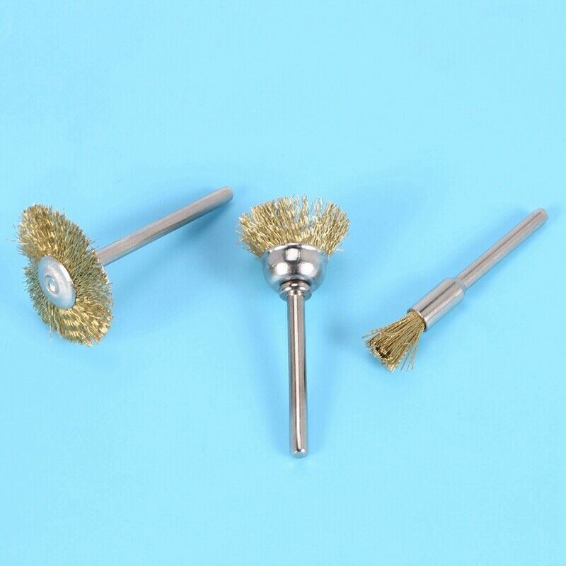 45 PC Brass Wire Wheel Brushes Wire Brushes Set for Accessories Rotary Tools PJ9