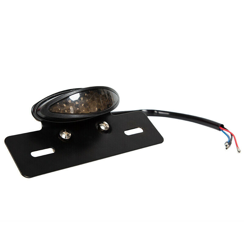 Motorcycle LED Integrated Tailight Brake Rear Tail Light License Plate Holder