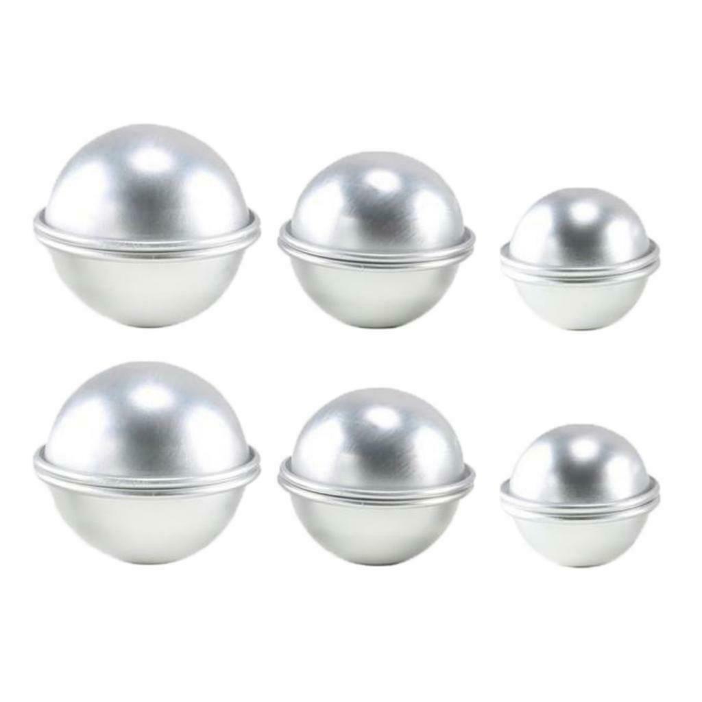 6Pieces DIY Bath Bomb Molds Kid's Bakery Homemade Cupcakes Mold Baking Tools