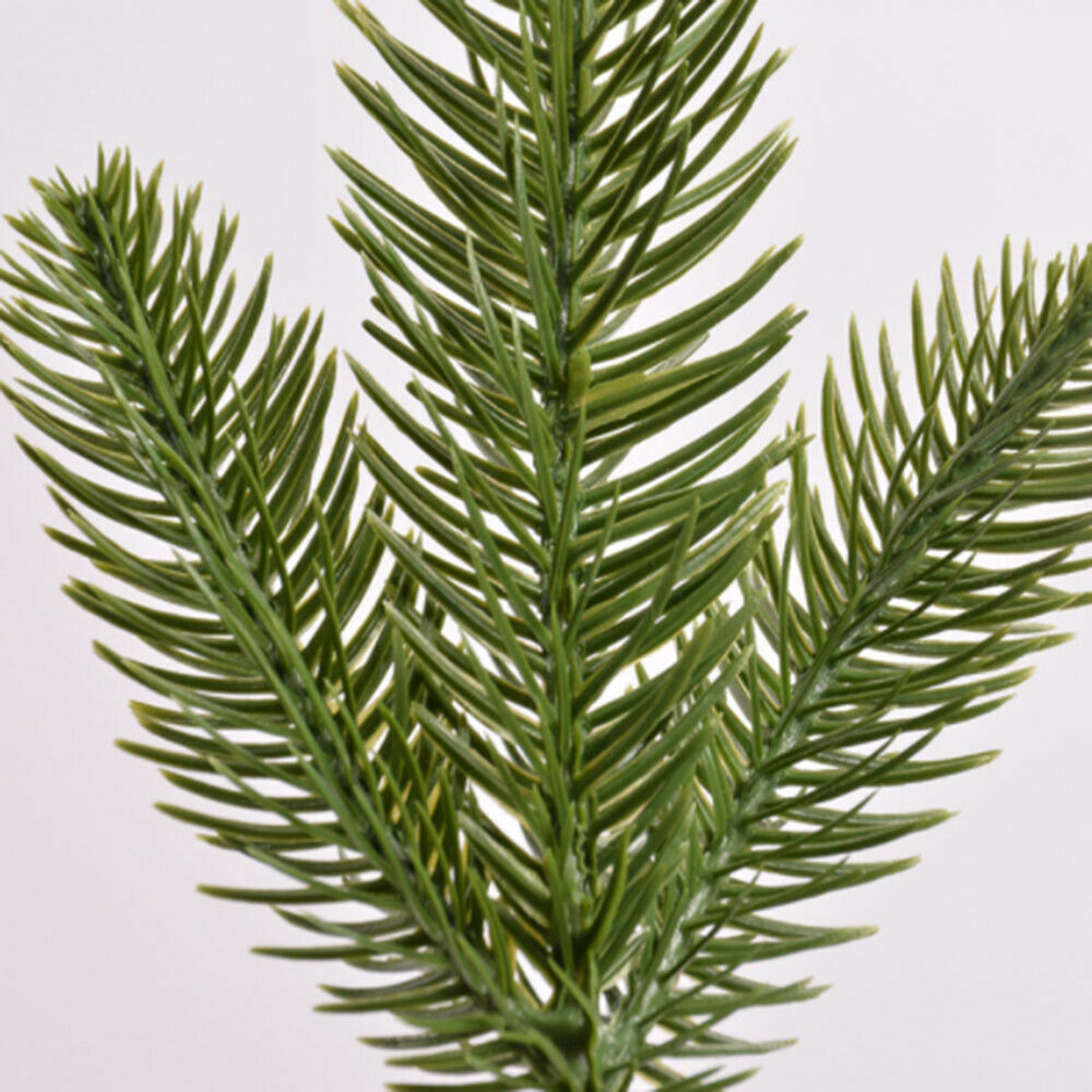 10Pcs Artificial Green Pine Branches For DIY Garland Christmas Garden Decoration