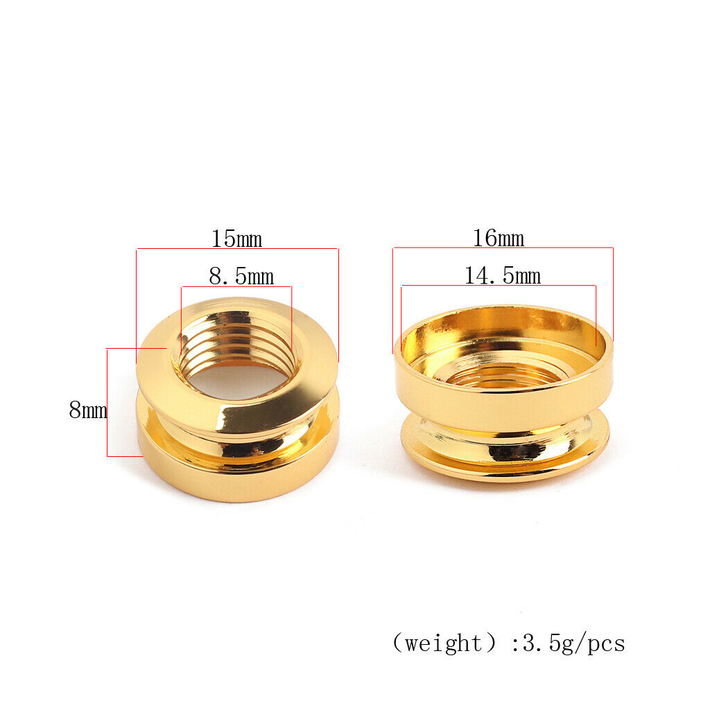 3 Pieces   Strap Buttons For Guitar Bass Parts