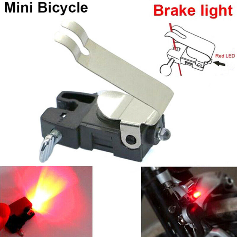2pcs Bicycle Brake Light Waterproof Nano Brake light Safe Indicator Lig.l8