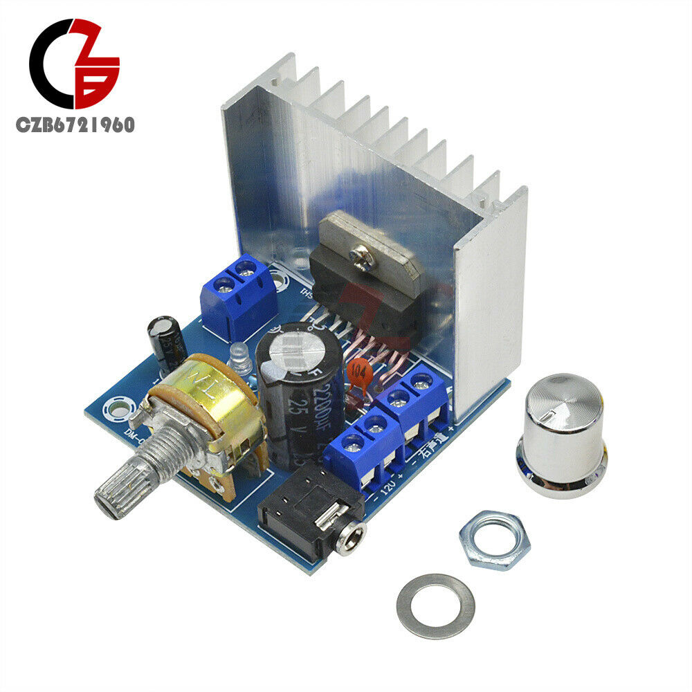 12V AC/DC TDA7297 2.0 2x15W Digital Audio Amplifier DIY Kit Dual-Channel Module