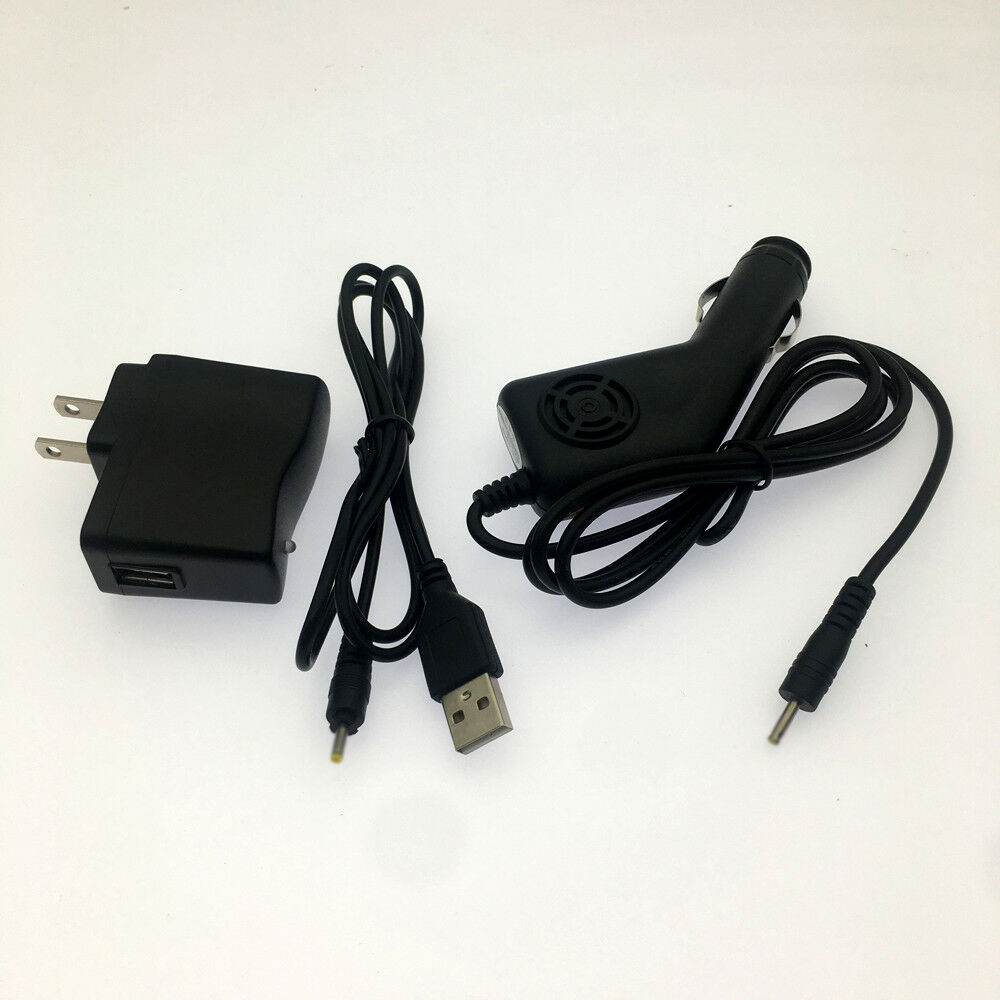 US Power adapter+Car Charger DC Cable For RCA Voyager III RCT6973W43 DK Tablet