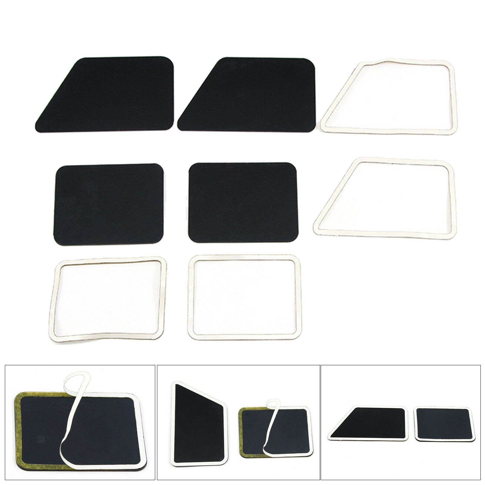 4pcs Lightweight Acrylic RC Car Windows for SCX10 Upgrade Parts Accessories