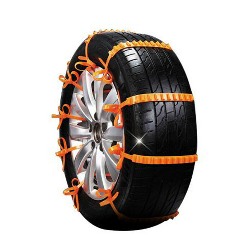 1PC Car Wheel Accessories Anti-skid Snow Tire Chain Nylon Strap Belt Univers:0DD