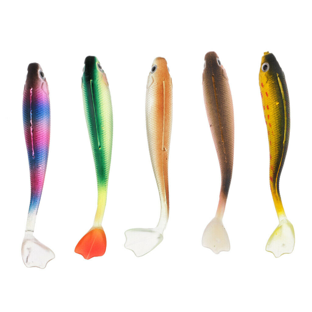 5pcs, Soft Fishing Lure Fishing Baits   Bait Simulation   Swimbait