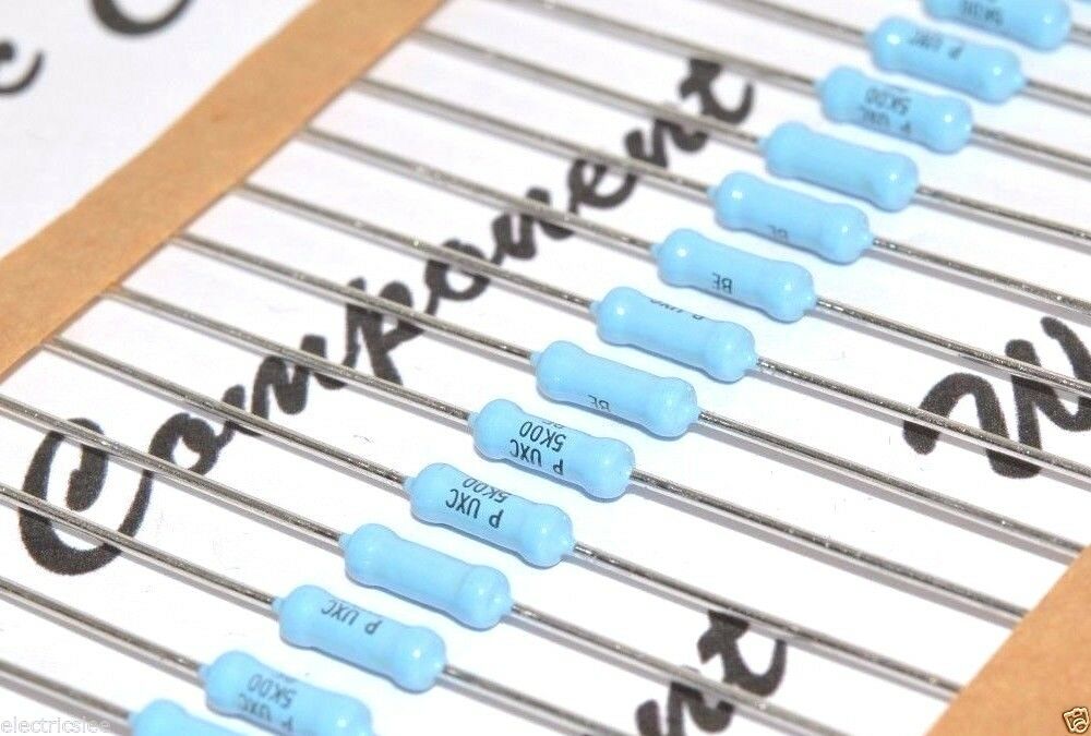 10pcs - BEYSCHLAG 1M UXC0309-25 0.1% 1/2W (0.5W) 25ppm Resistor - GERMANY