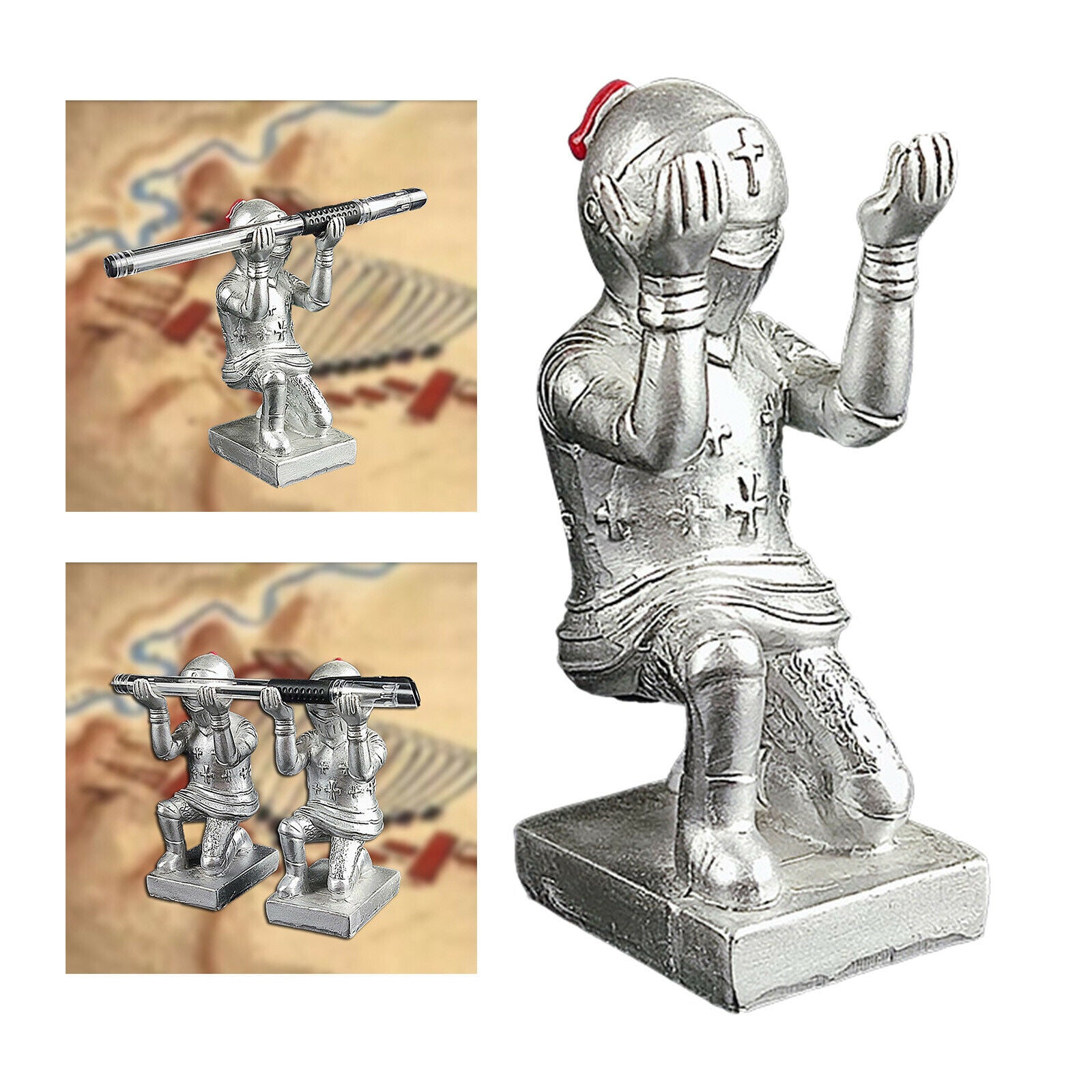 Knight Pen Holder Desk Organizers Storage Stand Display Home Office Drawing