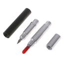 Double End Sharp Tungsten Steel Tip Scriber Clip Pen Glass Metal Marking Tool