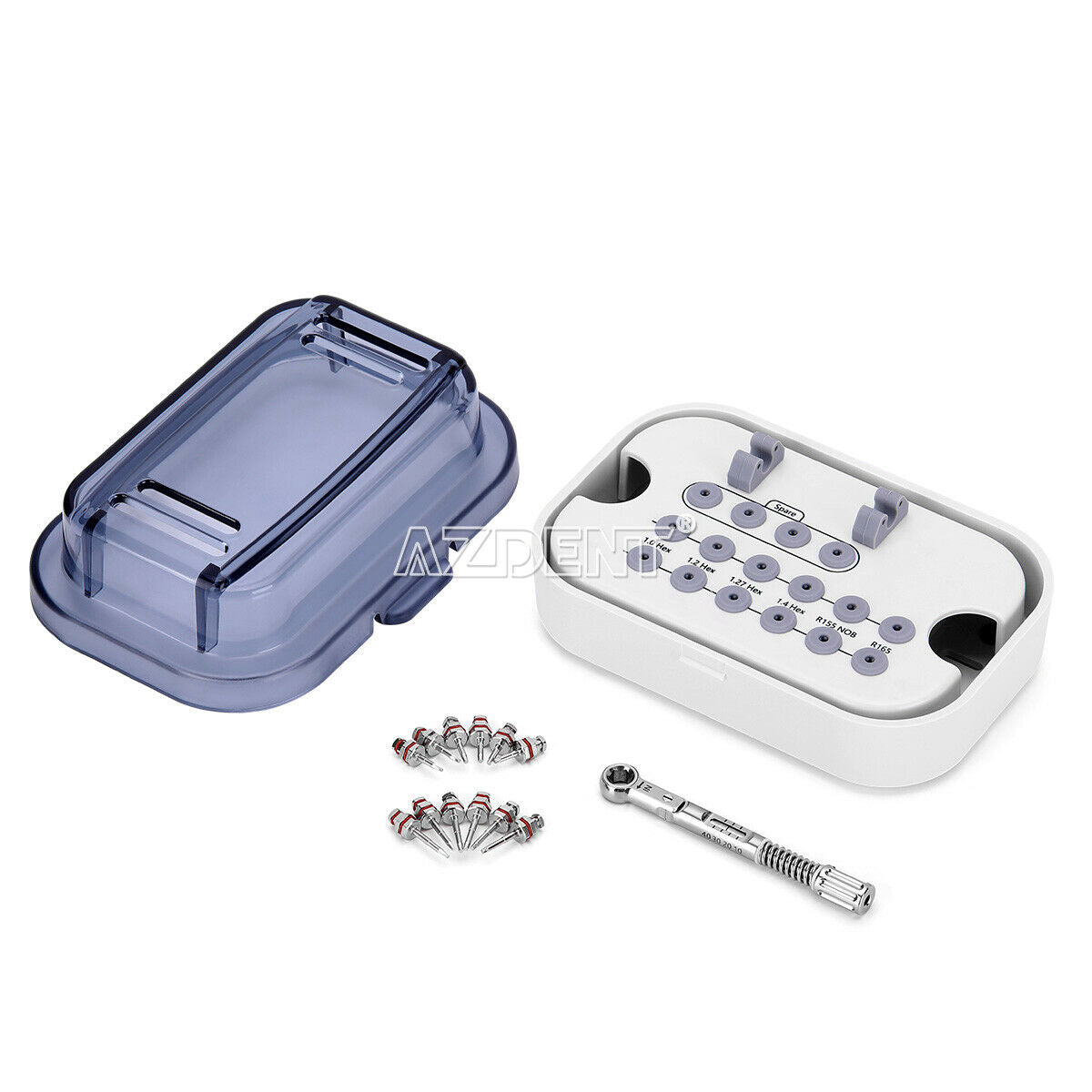 Dental Implant Abutment Torque Wrench Driver Ratchet 10-70NCM HEX Long & Short