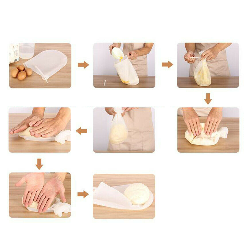 DIY Silicone Kneading Bag Dough Making Flour Mixer Maker Kitchen Gadgets Tool