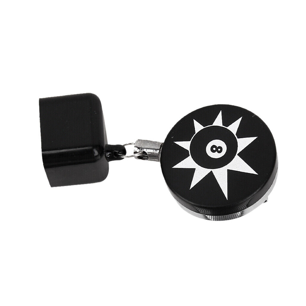 Black Retractable Billiards Snooker Pool Cue CHALK HOLDER With Belt Clip- 8 Ball