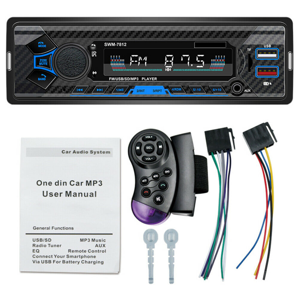 Universal Car Bluetooth MP3 Player Car FM Radio Support U Disk Player Auto Audio